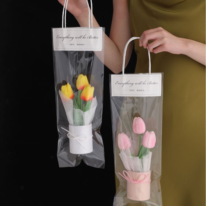 Tulip Flower Box Handmade Croc - Florist Supply Buckets 评论和价格