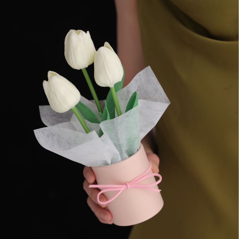 Tulip Flower Box Handmade Croc - Florist Supply Buckets 评论和价格