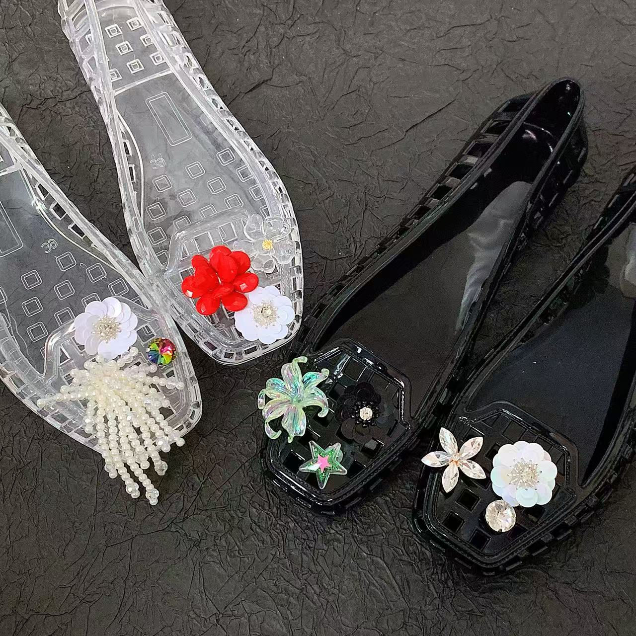 Jelly Crystal Shoes for Women, - Supply Florist 评论和价格