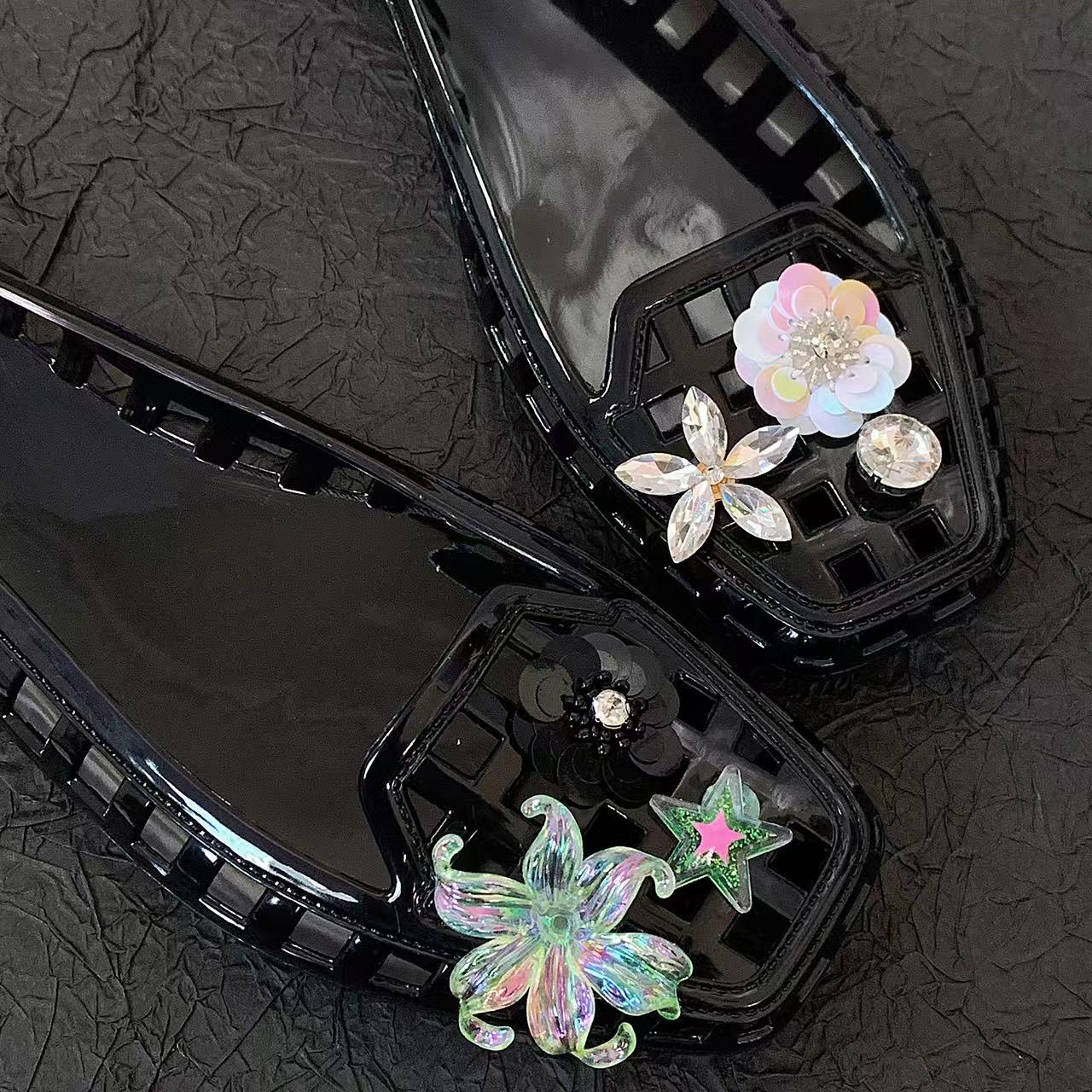 Jelly Crystal Shoes for Women, - Supply Florist 评论和价格