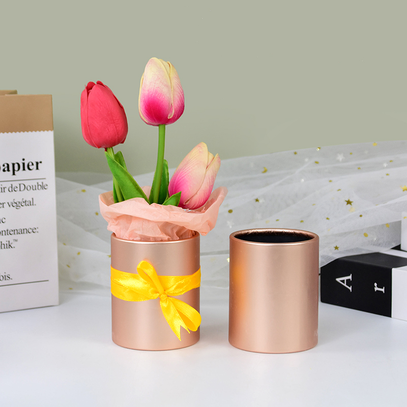4pcs Mini Round Flower Box Gif - Florist Supply Buckets 评论和价格