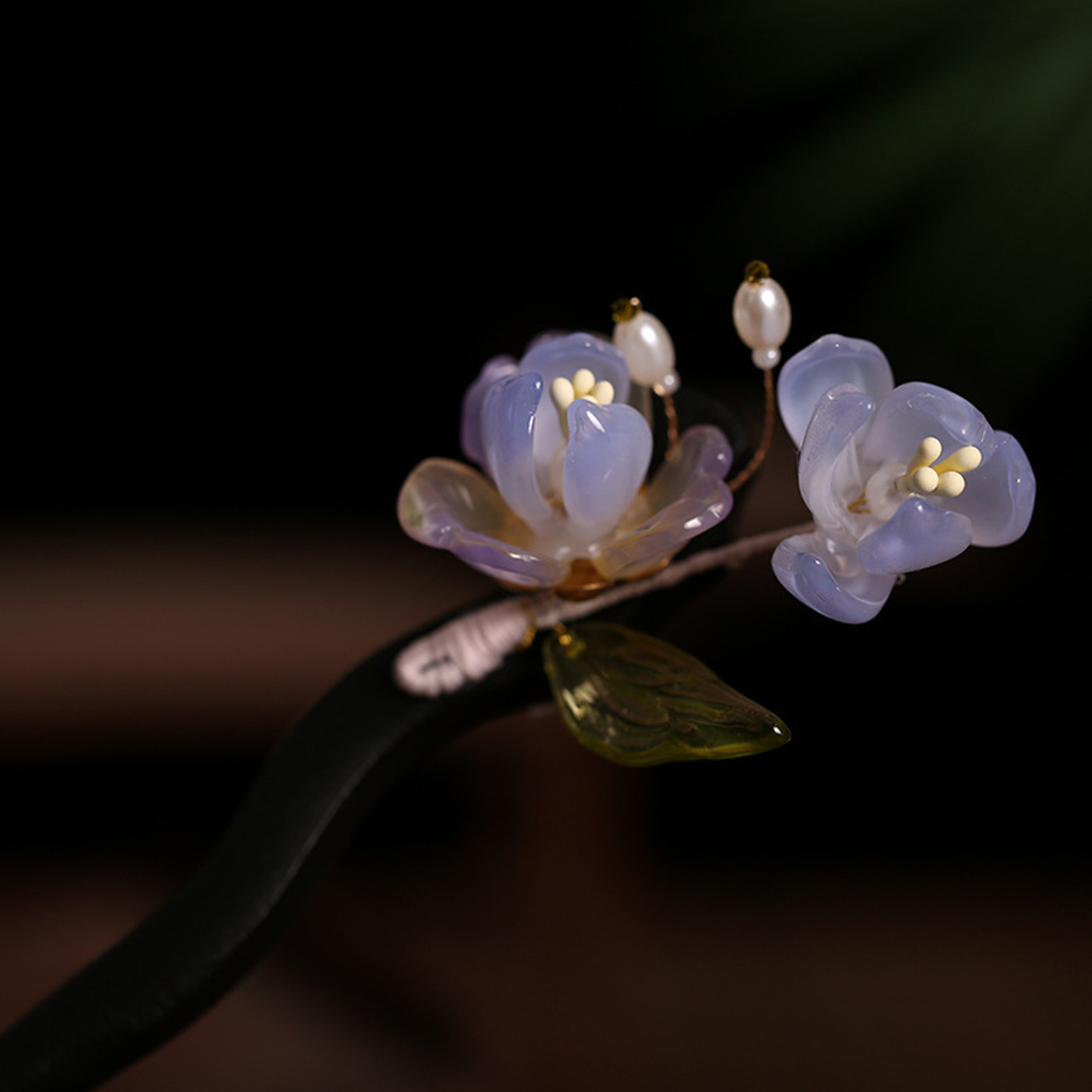 Vintage Wooden Flower Hairpin  - Supply Florist 评论和价格